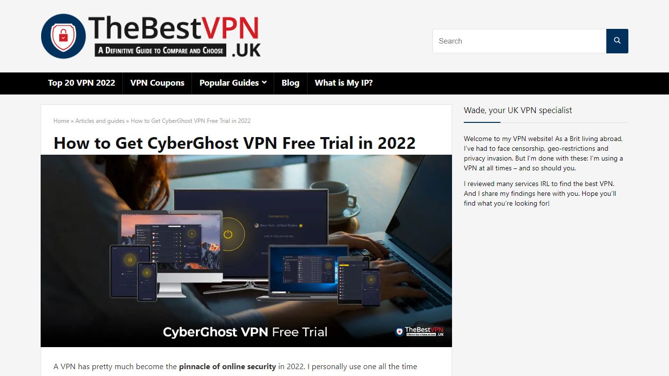 How to Get CyberGhost VPN Free Trial in 2022 - thebestvpn.uk